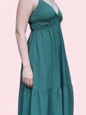 a new day Emerald Green Tiered Maxi Dress